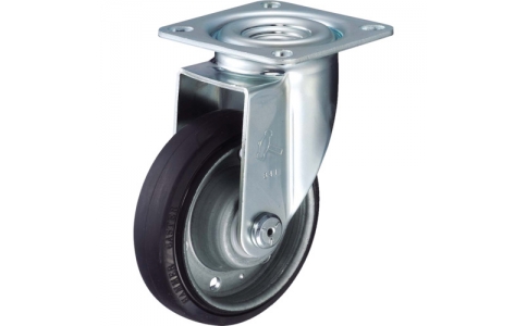 HAMMER CASTER 錘牌 腳輪 402S-1R150-鏈球2S型自由橡膠車150mm新型