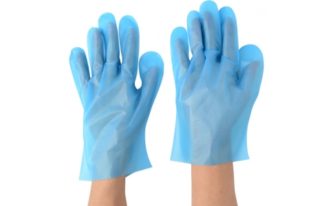 KAWANISHI 川西工業(yè) 2019 BL-S 聚乙烯手套外恩博斯經(jīng)濟(jì)藍(lán)盒100枚裝S尺寸