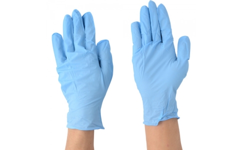 KAWANISHI 川西工業(yè) 2037-M 腈使手套100枚入藍(lán)