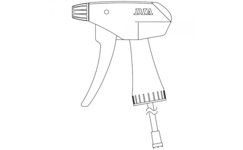日本FURUPLA 富如拉 282-G全塑料零件手槍主體套裝綠（#550用）