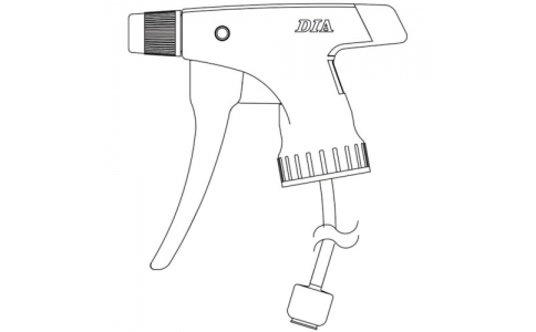 日本FURUPLA 富如拉 196-G全塑料零件手槍主體組綠色（#705?#715用）