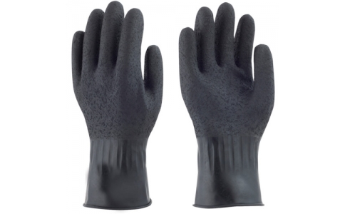 Twaron 東和 21-L 天然橡膠手套黑潮L