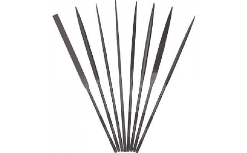 TSUBOSAN 壺三 HA00853T精密銼刀8本組半丸#3（比#6更粗暴）