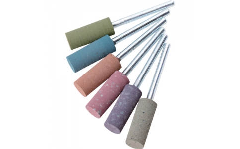 Minimo 小型磨削用橡膠磨刀石GC硬#120φ4（10根裝）