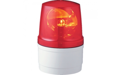 SCHNEIDER 施耐德  ASGB-100R 合金系列紅色φ110燈泡旋轉燈＋蜂鳴器100V