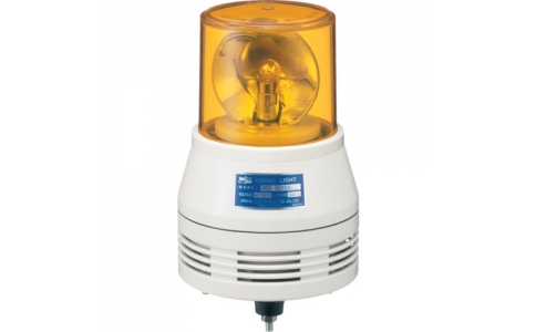 SCHNEIDER 施耐德  ACA-100SY 合金系列黃旋轉燈 警報（2音）100V