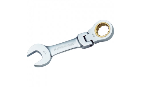 SUPER TOOL GRW19 FS 齒輪扳手（短彈性型）