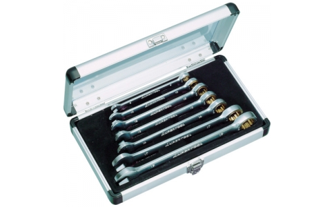 SUPER TOOL GRW700 齒輪扳手（直筒）7丁組套