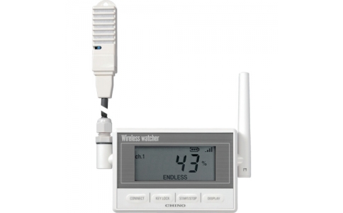 日本千野 CHINO  MD8212-500-無線記錄器接收器以太網連接發射器溫濕度傳感器