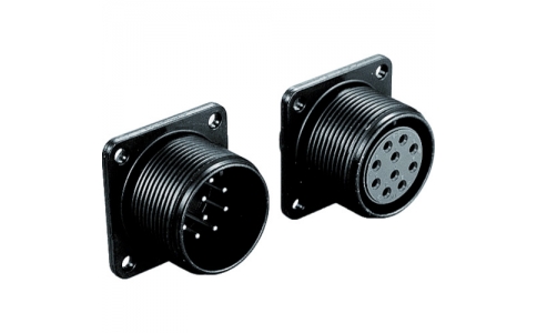 JAE 日本航空電子工業 NMS3102A16S-1P 丸型MS連接器面板安裝插座殼16S排列記號16S-1