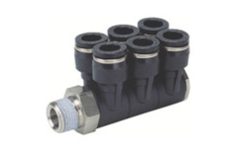 日本 PISCO PAT4-03 軟管三大分支鰩魚