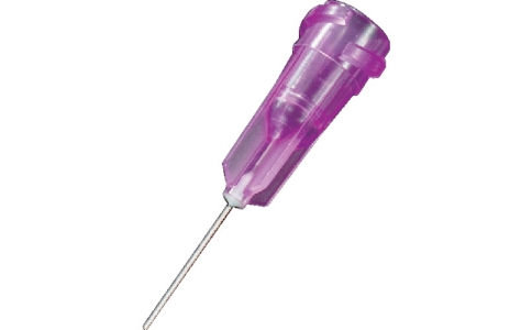 MUSIASHI 武藏 DPN-30G-1-2條螺紋塑料針薄紫色50根裝